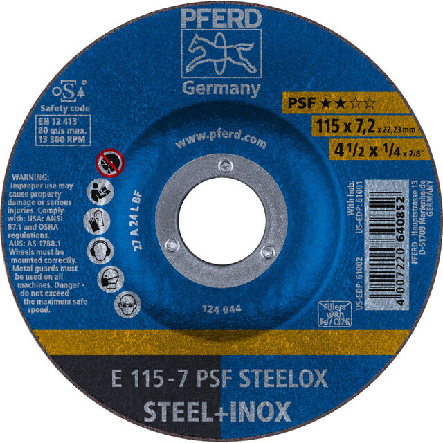 Pferd Universal Line PSF Grinding Wheels